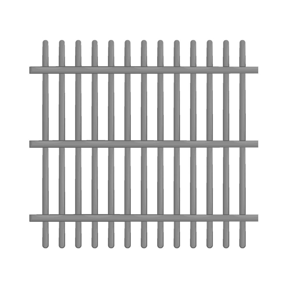 Illustration of prison bar vector
