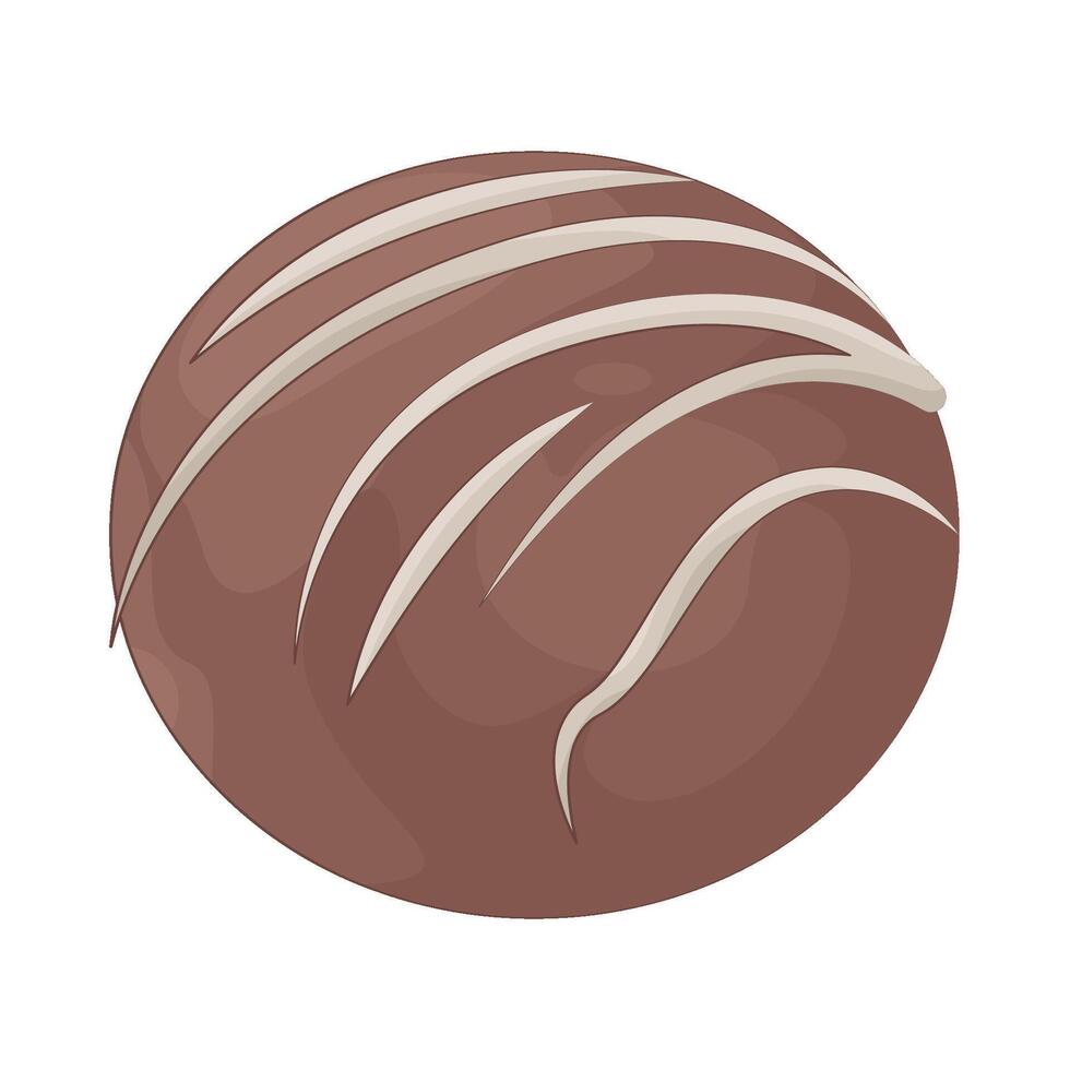 Illustration of Chocolate Truffle vector