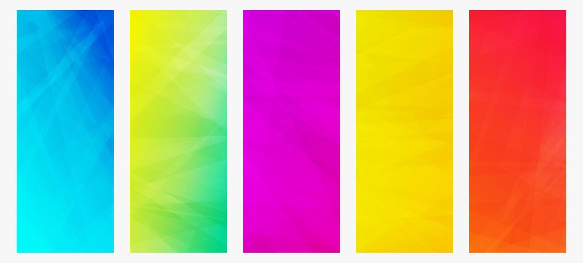 Modern colorful gradient background with lines vector