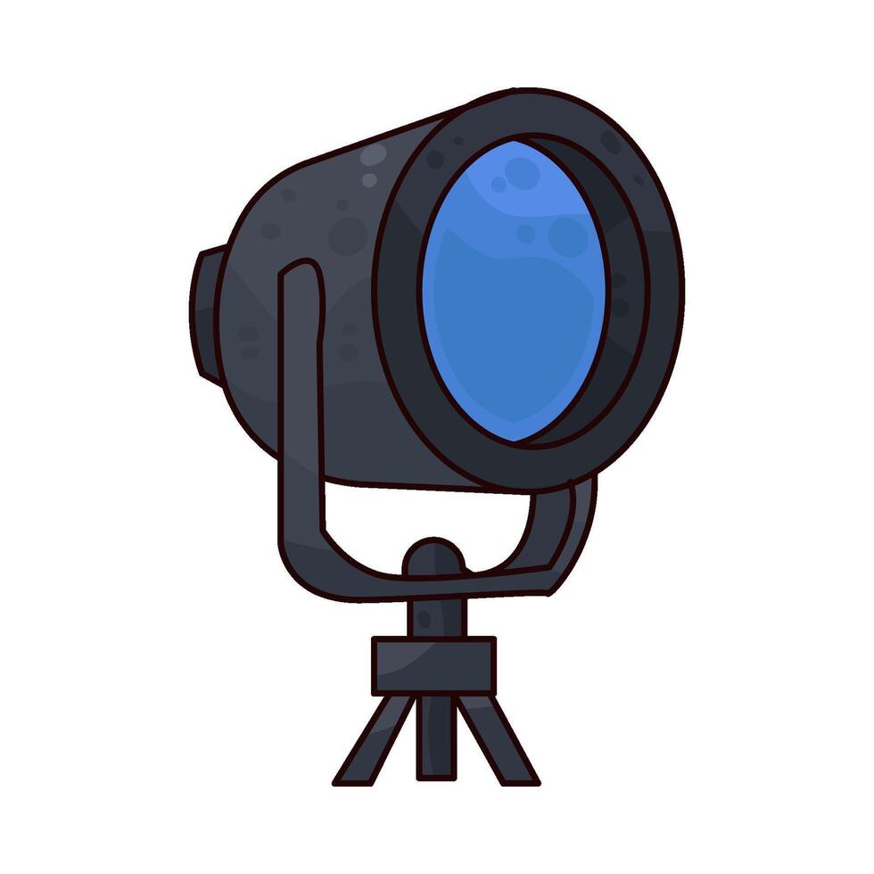 Illustration of spotlight vector