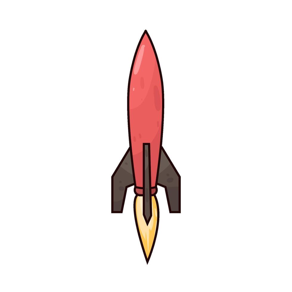 Illustration of Rocket Launch vector