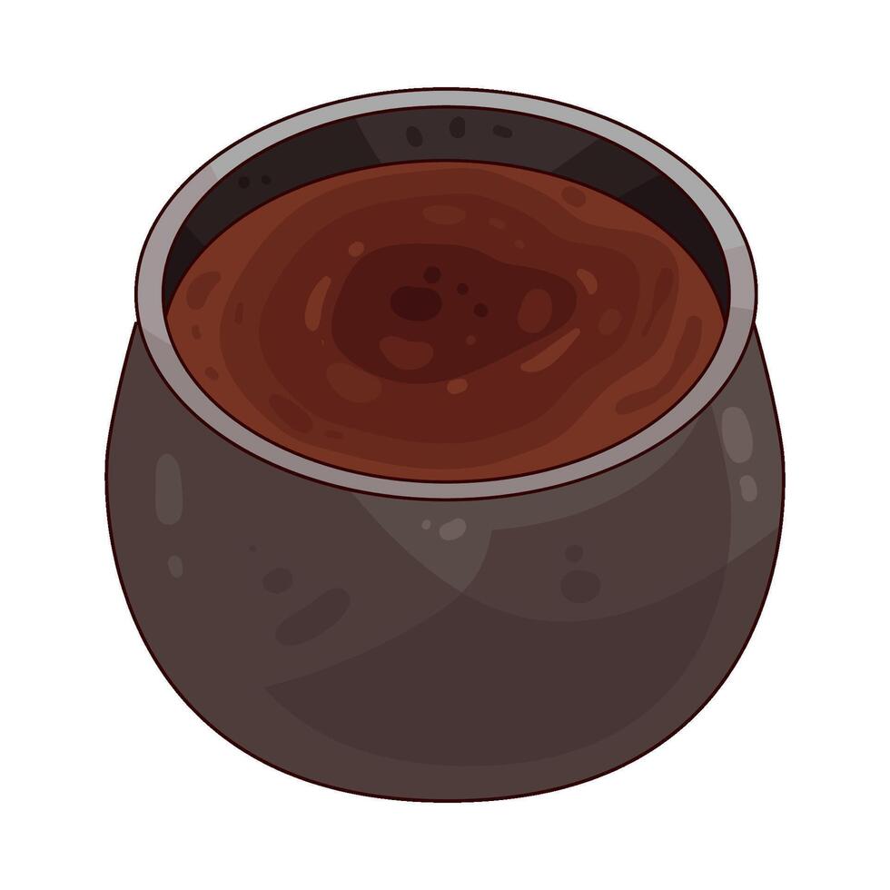 Illustration of Chocolate Fondue vector