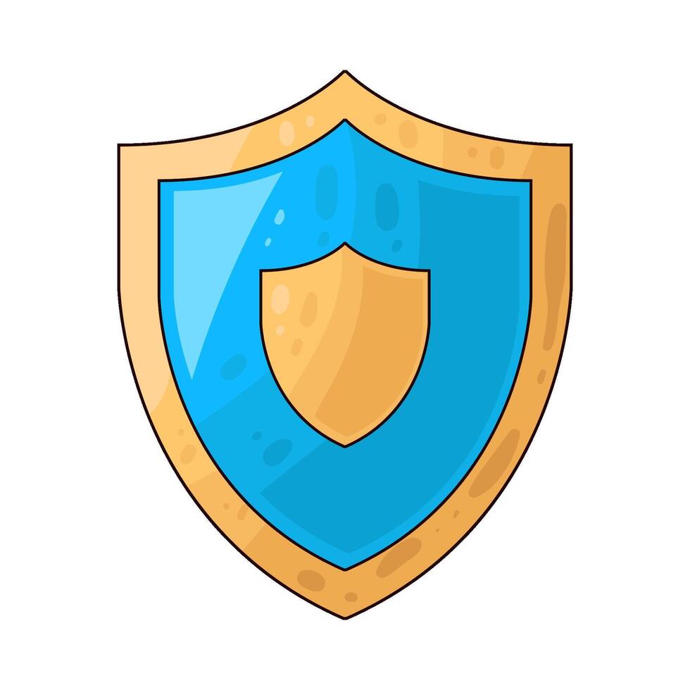 Illustration of shield vector