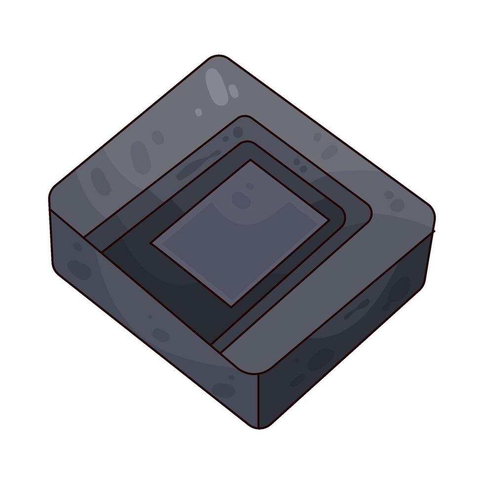 Illustration of Fingerprint Scanner vector