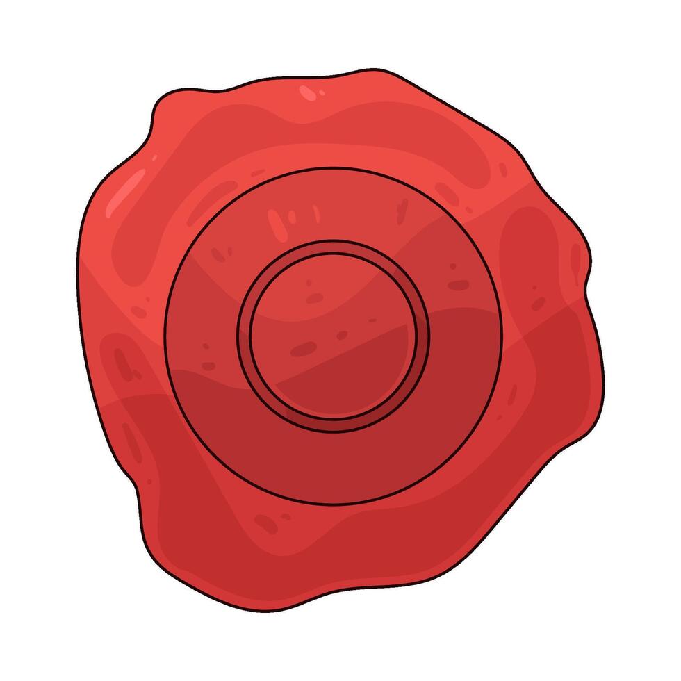 Illustration of notary seal vector