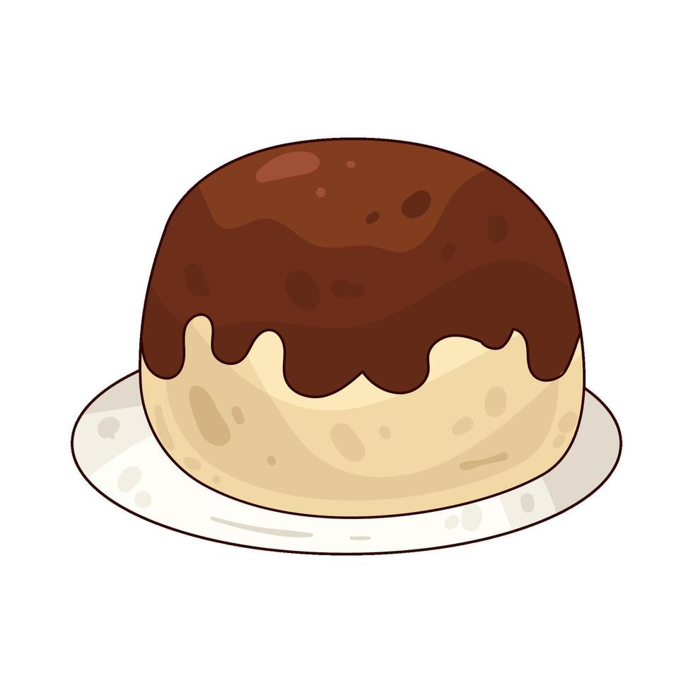 Illustration of cheesecake vector