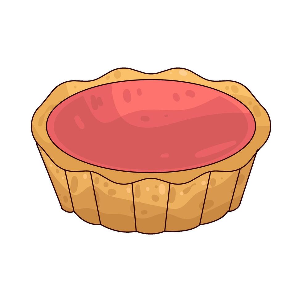 Illustration of pie vector
