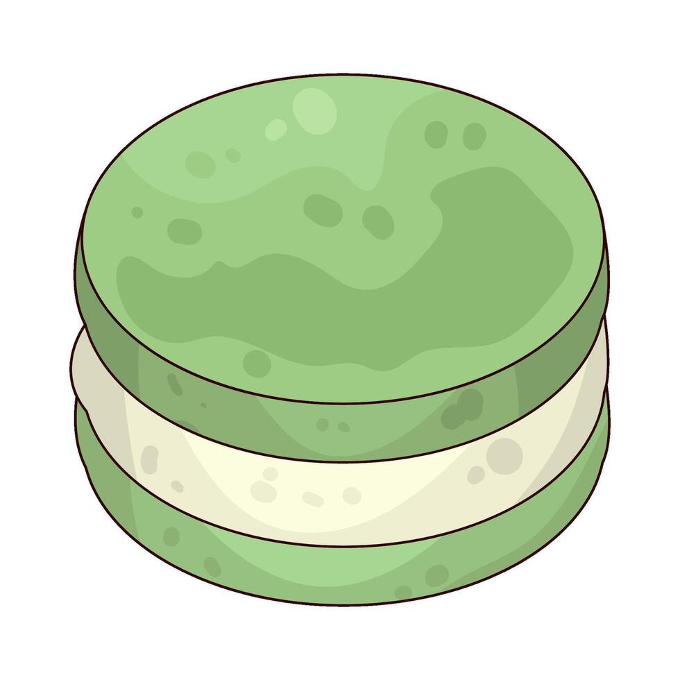 Illustration of macaron vector