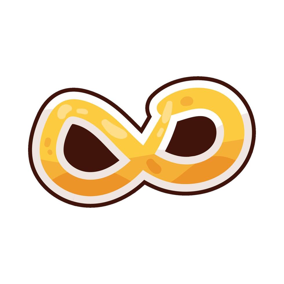 Illustration of infinity vector