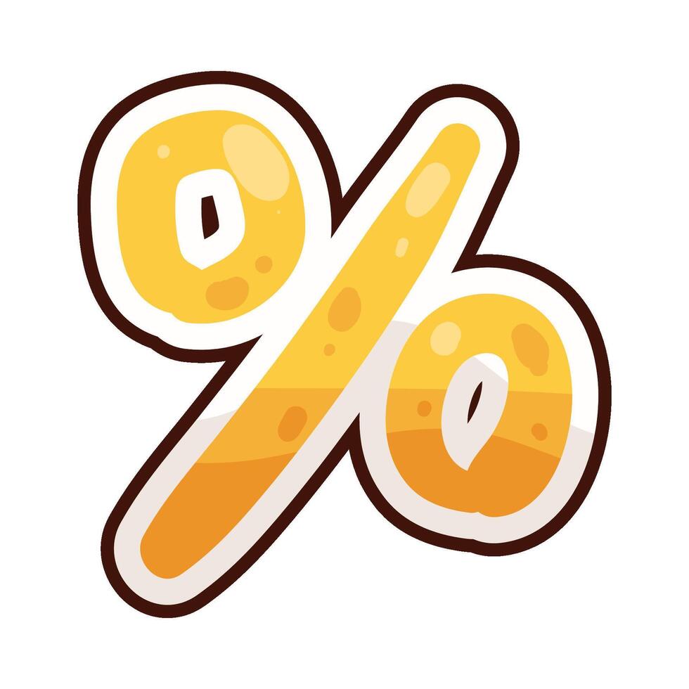 Illustration of Percentage vector
