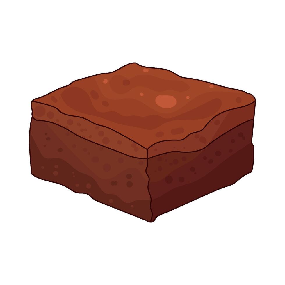 Illustration of brownie vector