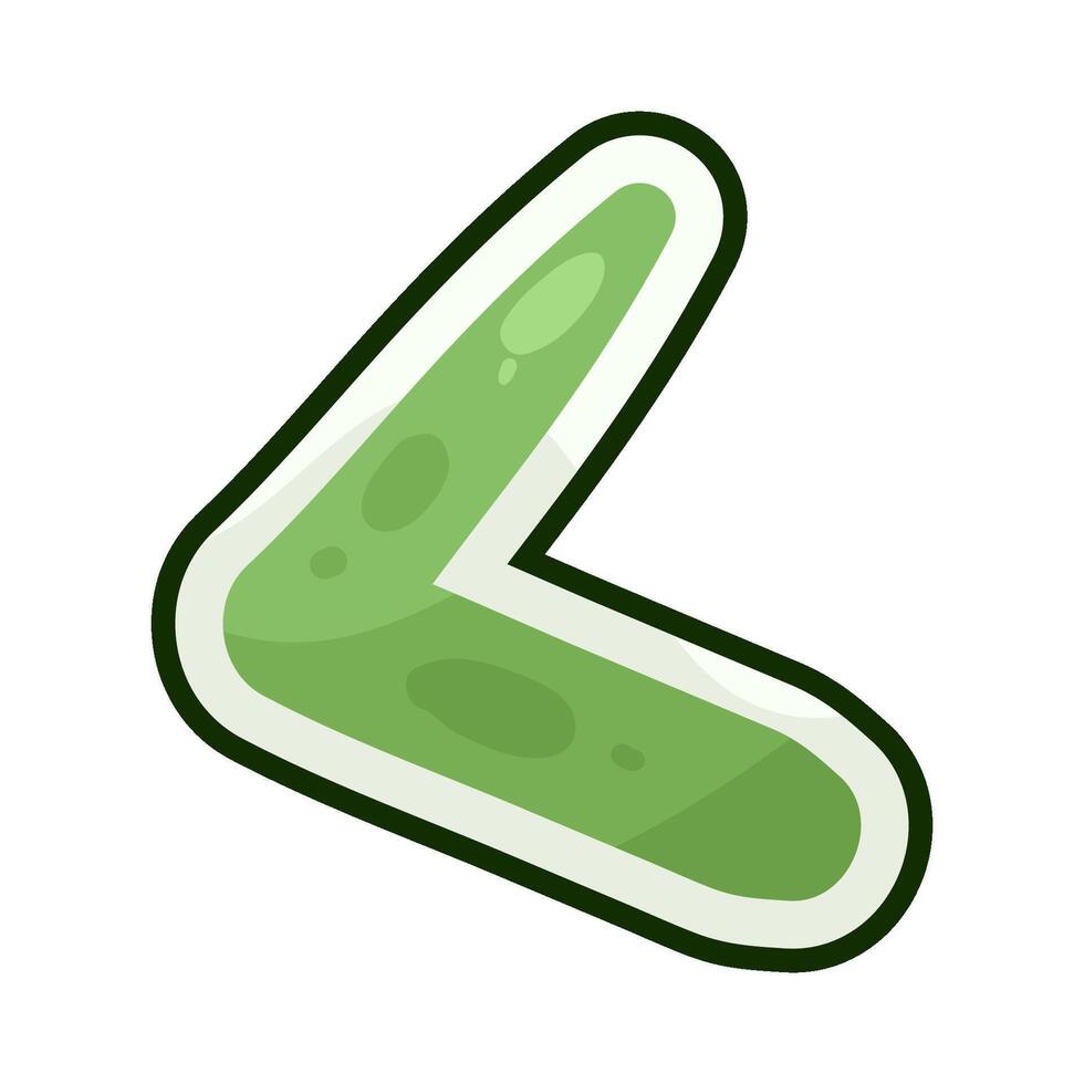 Illustration of less than vector