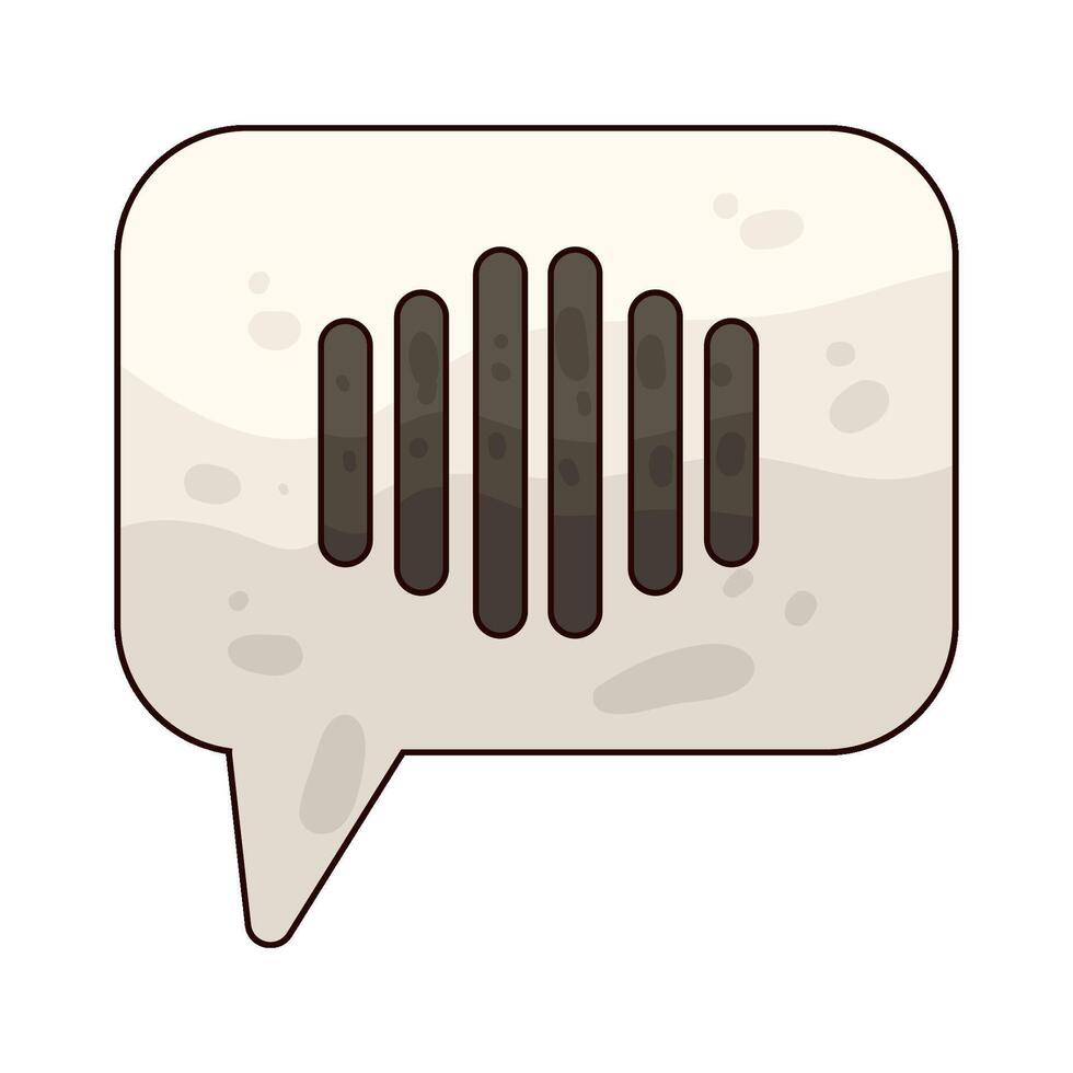 Illustration of Voice Message vector