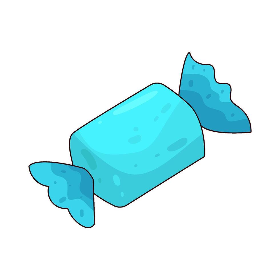 Illustration of wrapped candy vector