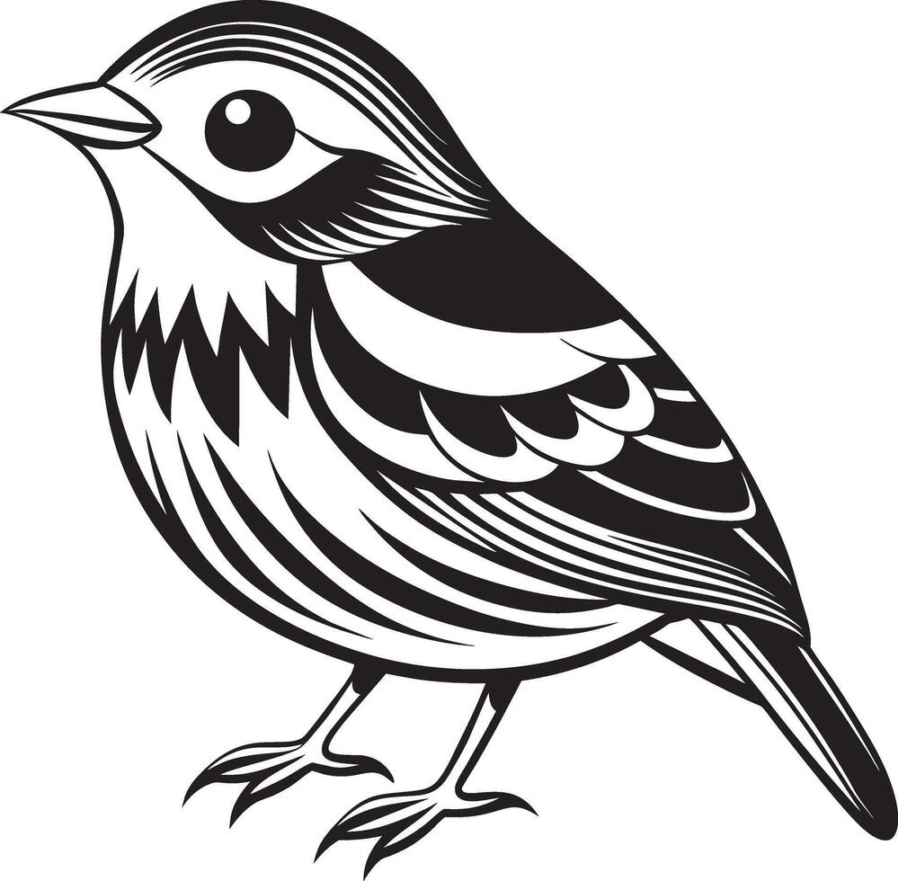 black and white bird silhouette illustration vector