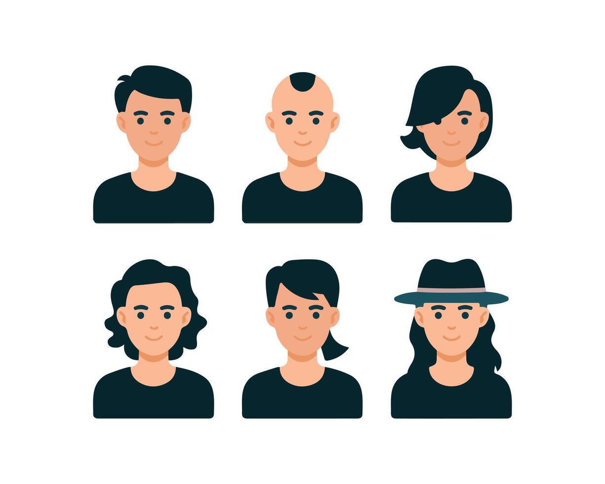 professional illustration business work character people vector