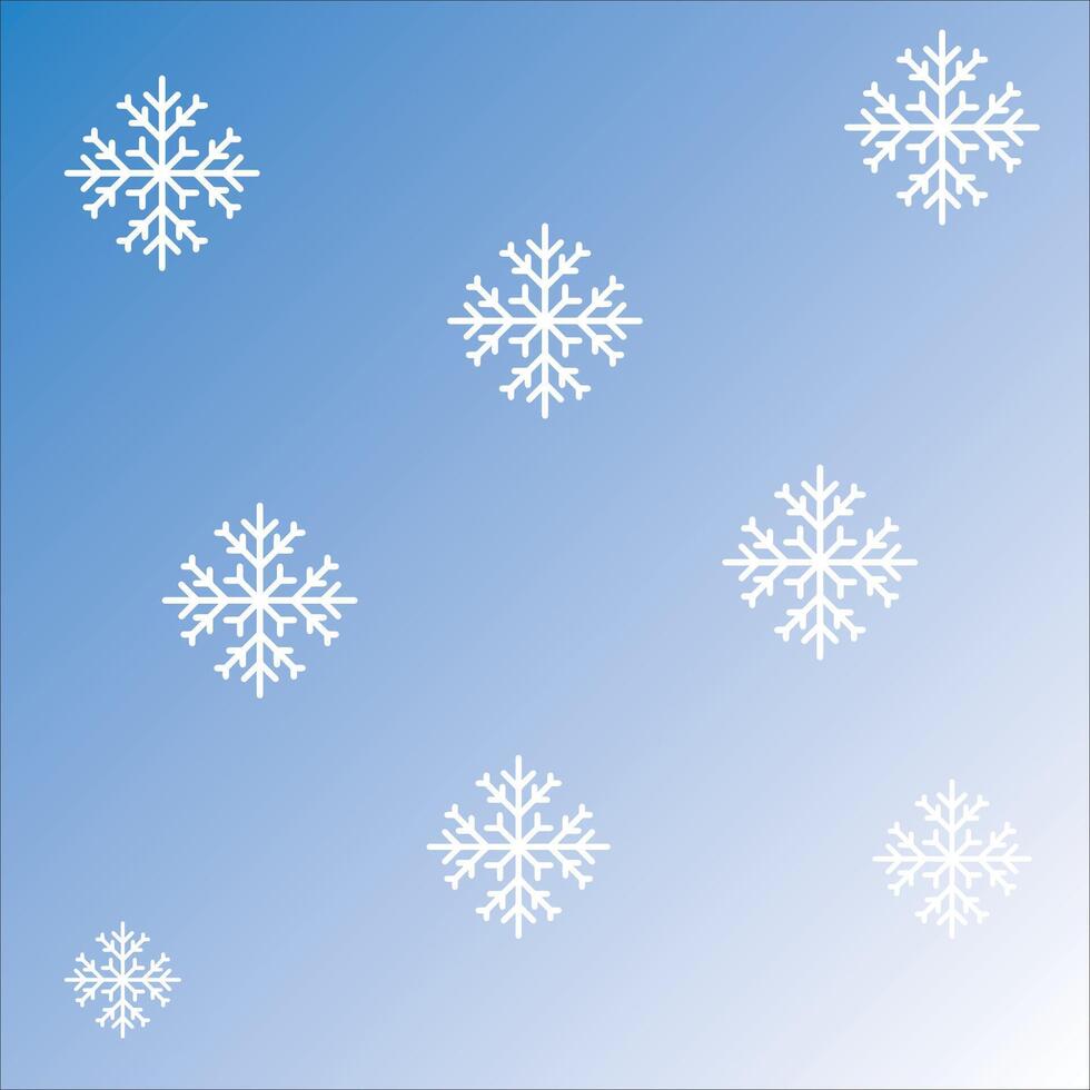blue and white background with snowflake ornament vector