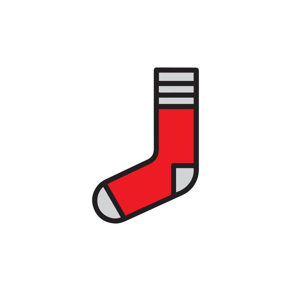 Winter socks for Christmas vector