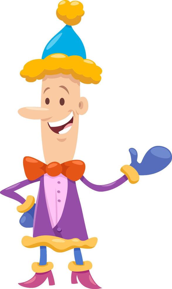 funny cartoon elf on Christmas time vector