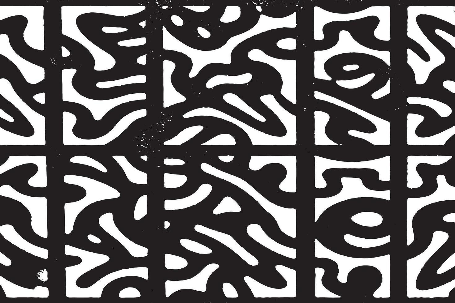 Monochrome design texture with black and white layering for background vector