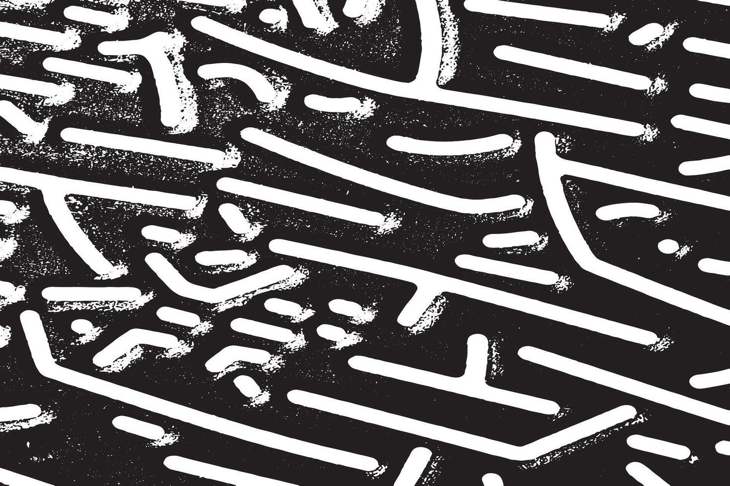 Distressed monochrome art texture for abstract overlays in black and white vector
