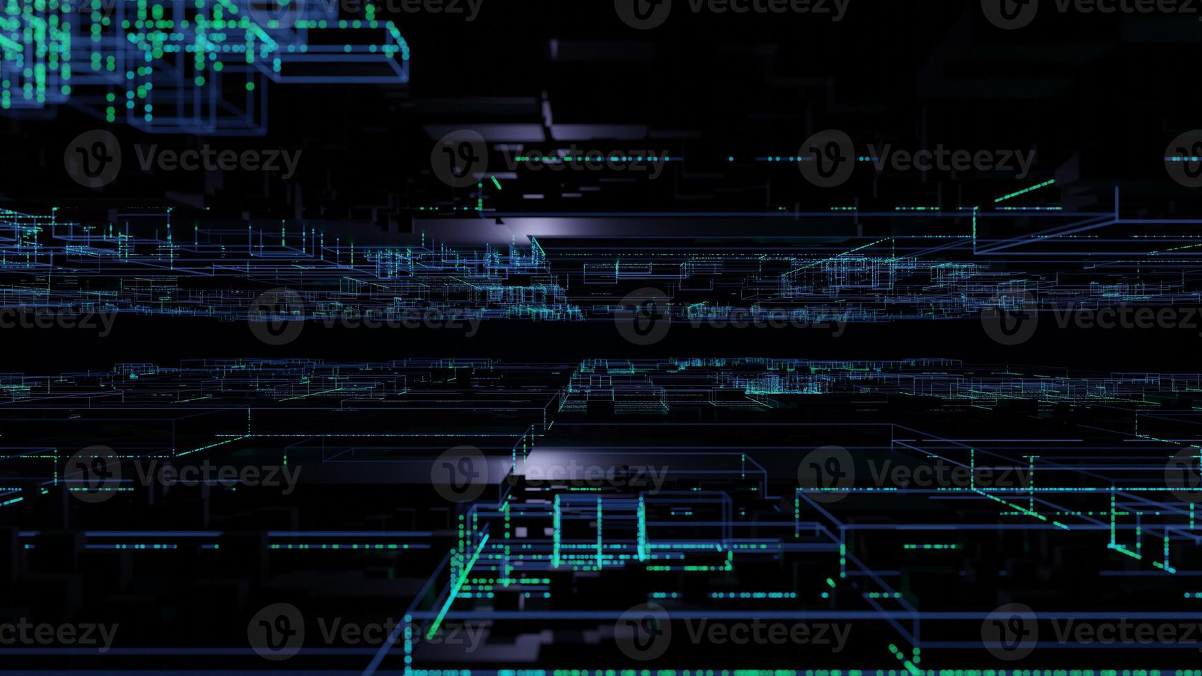 Digital Night City photo