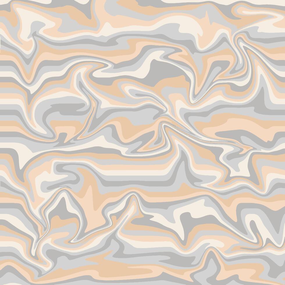Illustration. Abstract wavy background in gray, beige and white colors vector