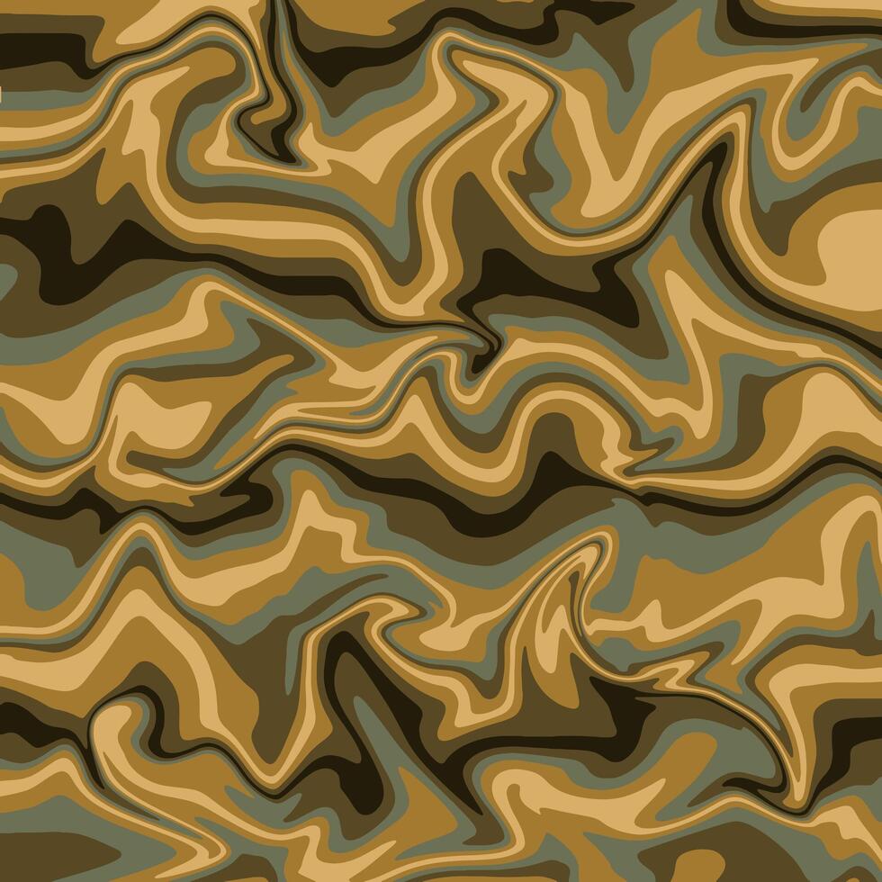 Illustration. Abstract wavy background in orange and gray tones. vector