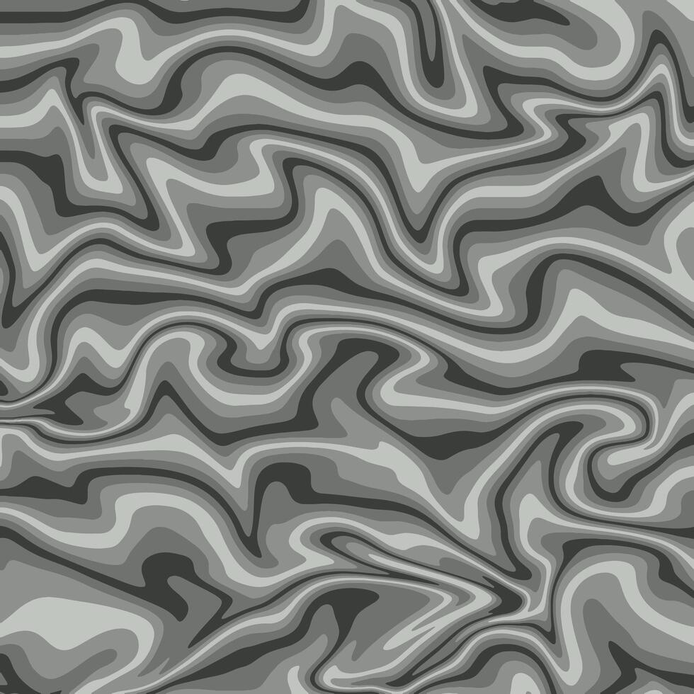 Illustration. Abstract wavy background in dark and light gray colors. vector