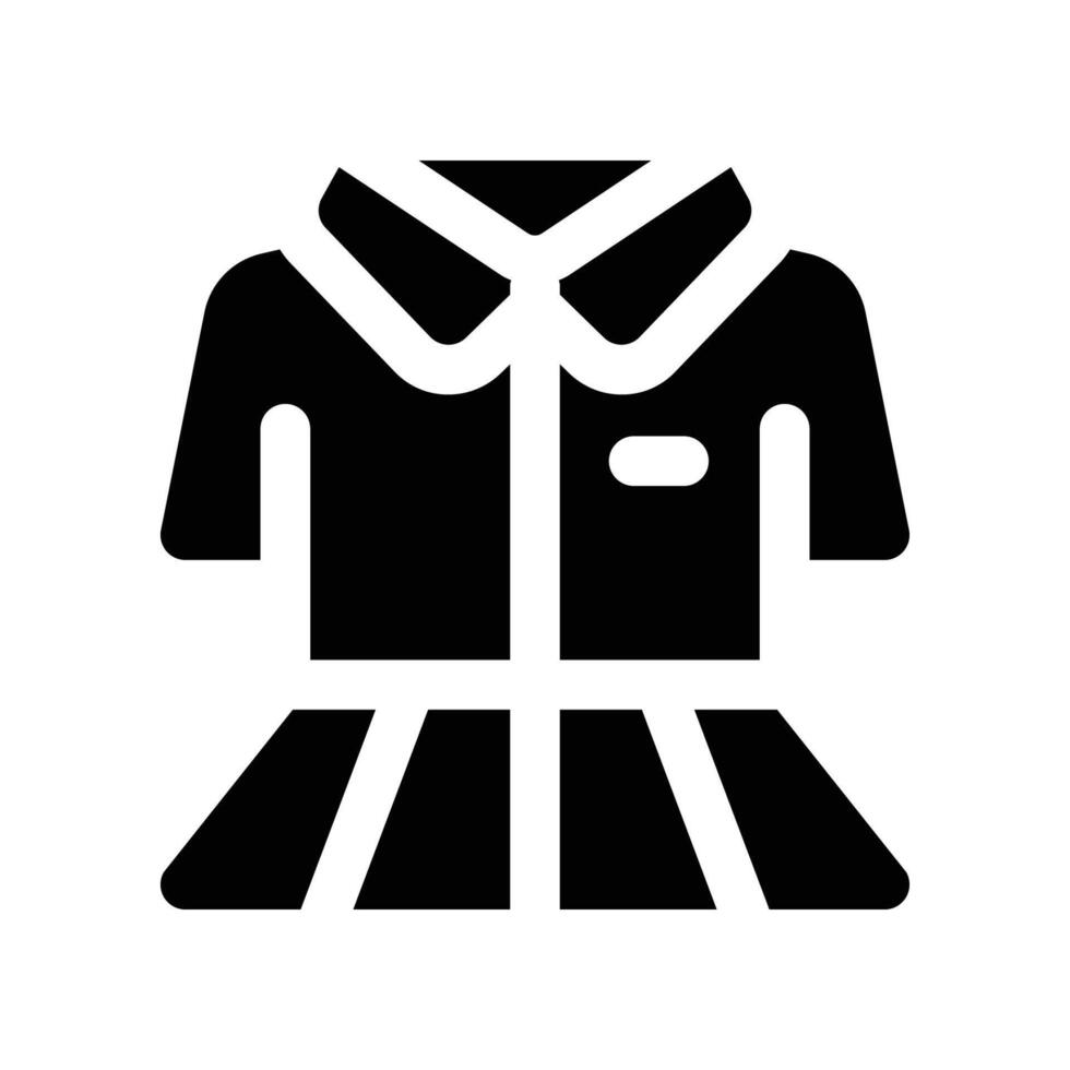 uniform icon. glyph icon for your website, mobile, presentation, and logo design. vector