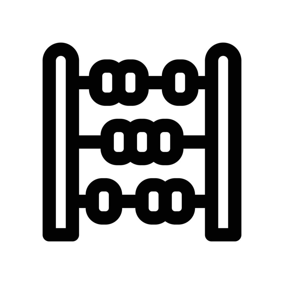 abacus icon. line icon for your website, mobile, presentation, and logo design. vector