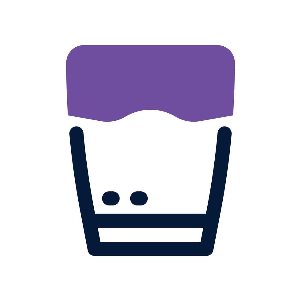 water icon. dual tone icon for your website, mobile, presentation, and logo design. vector