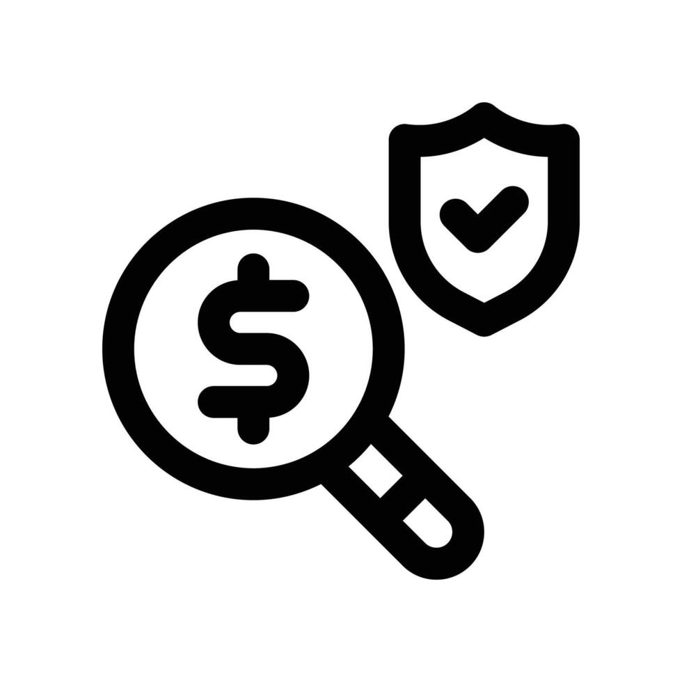 search icon. line icon for your website, mobile, presentation, and logo design. vector