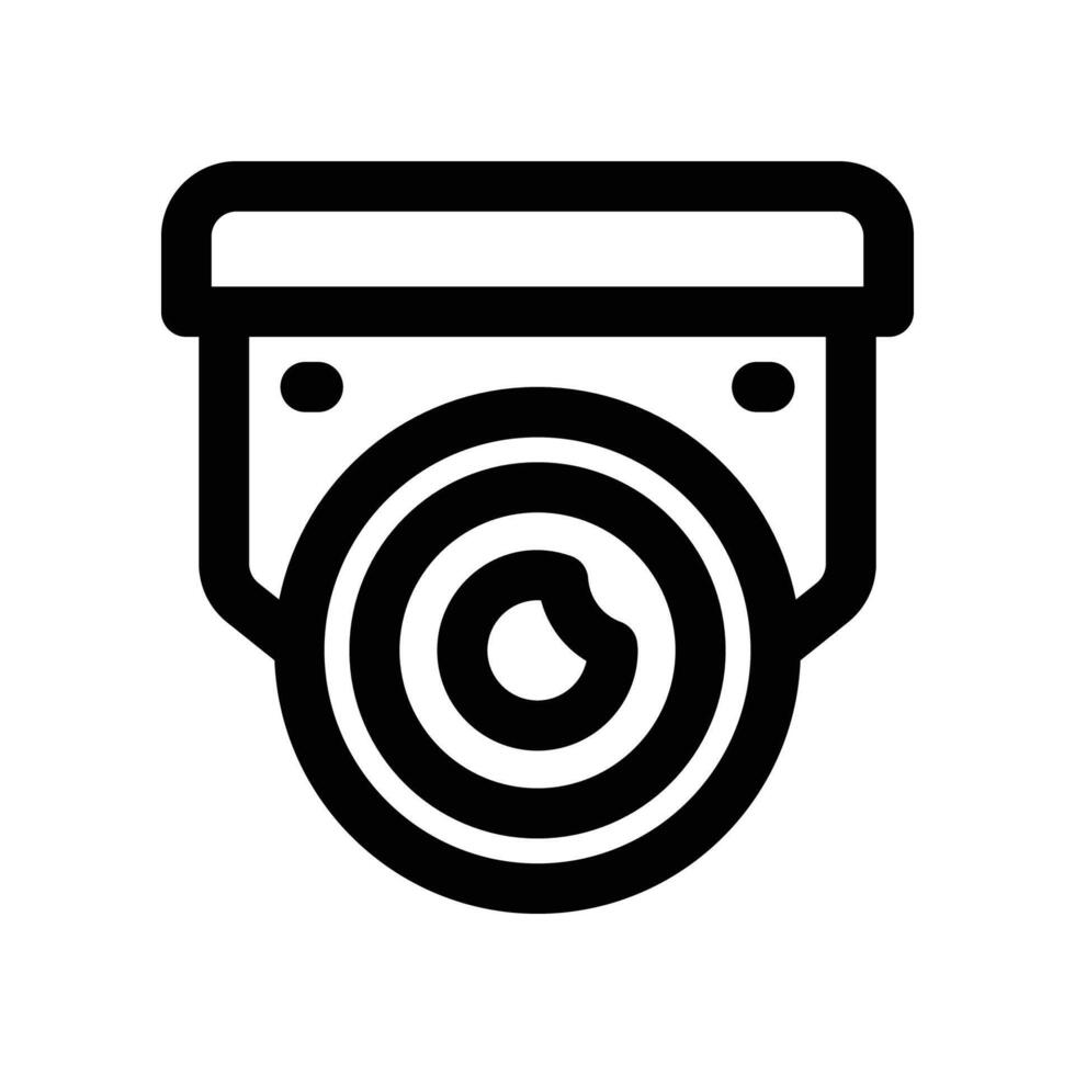 cctv icon. line icon for your website, mobile, presentation, and logo design. vector