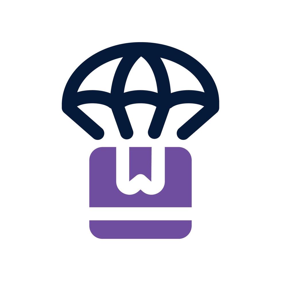 drop shipping icon. dual tone icon for your website, mobile, presentation, and logo design. vector