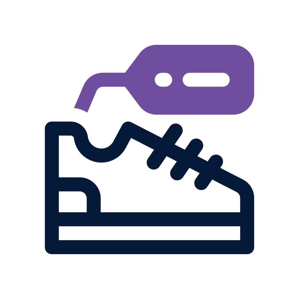 shoe icon. dual tone icon for your website, mobile, presentation, and logo design. vector