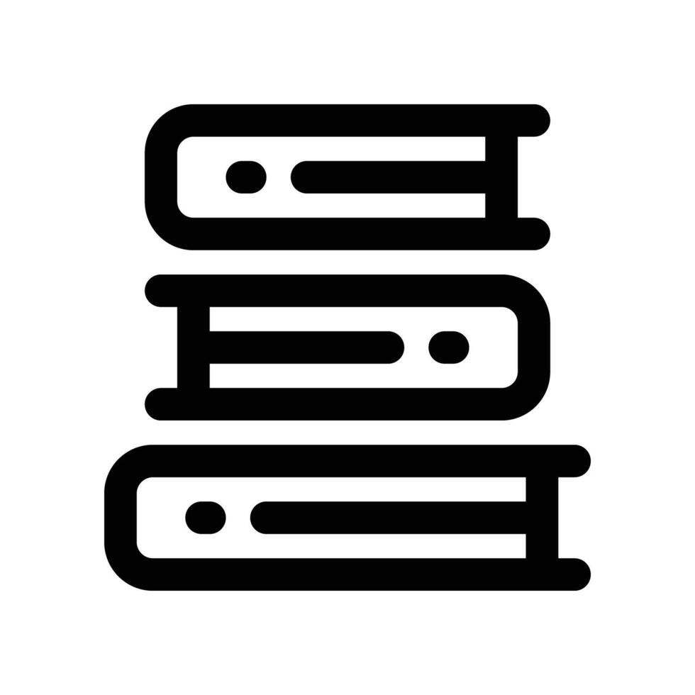 book icon. line icon for your website, mobile, presentation, and logo design. vector