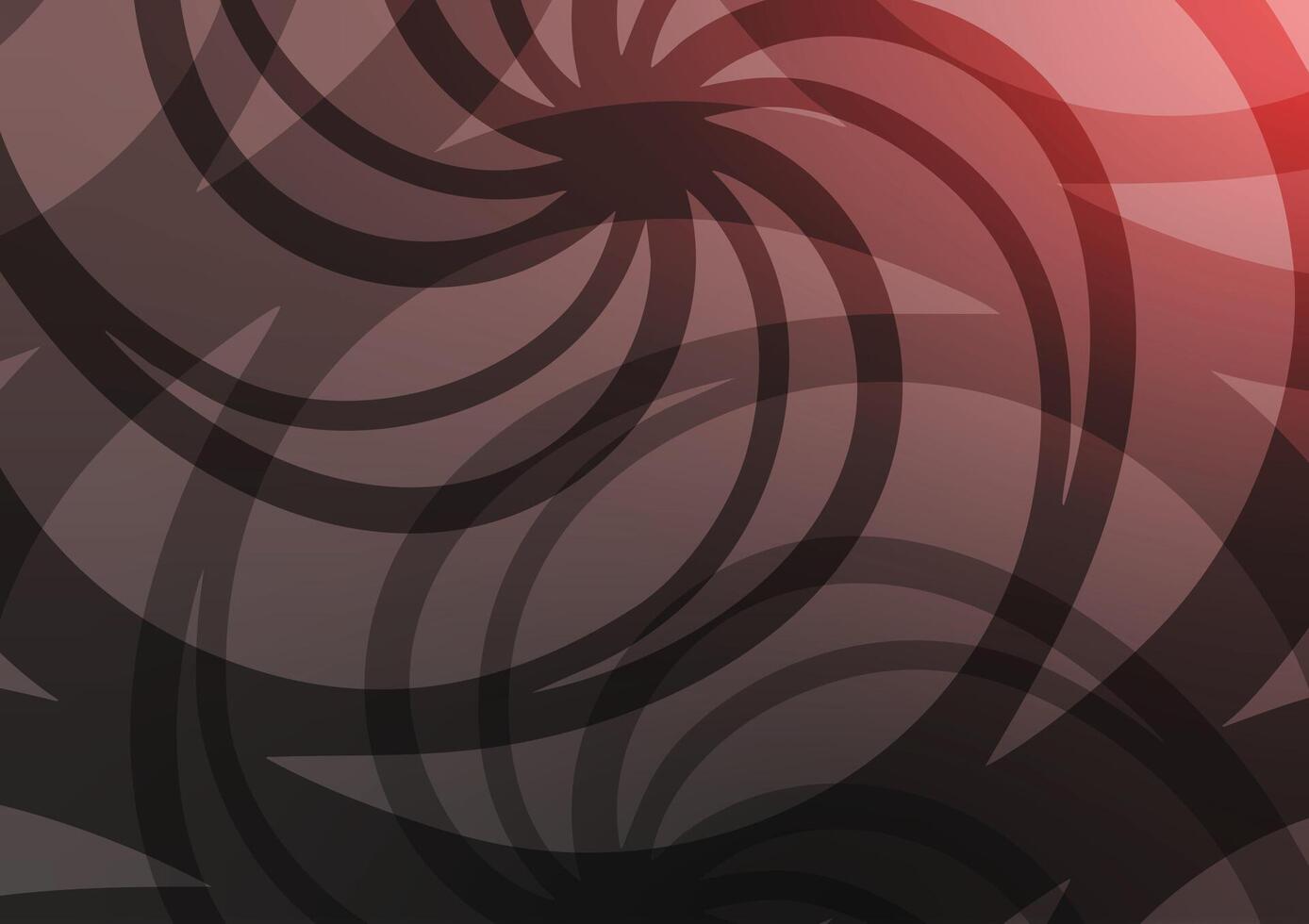 Graphic red light line curve art swirl background vector