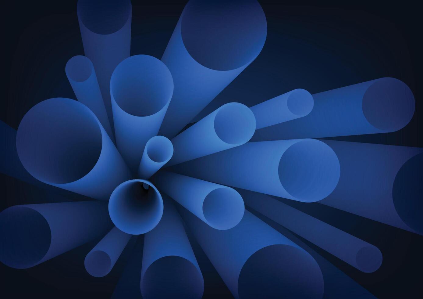 Abstract blue graphic geometry art background vector