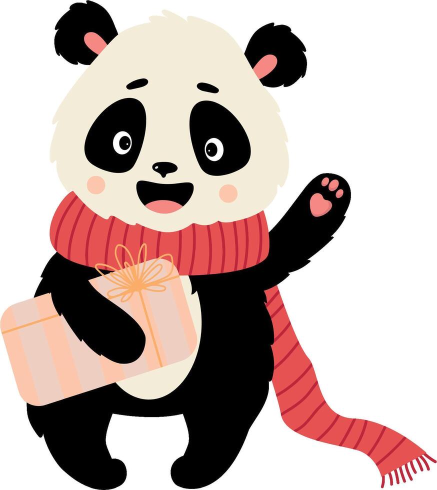 Elegant Panda Templates vector