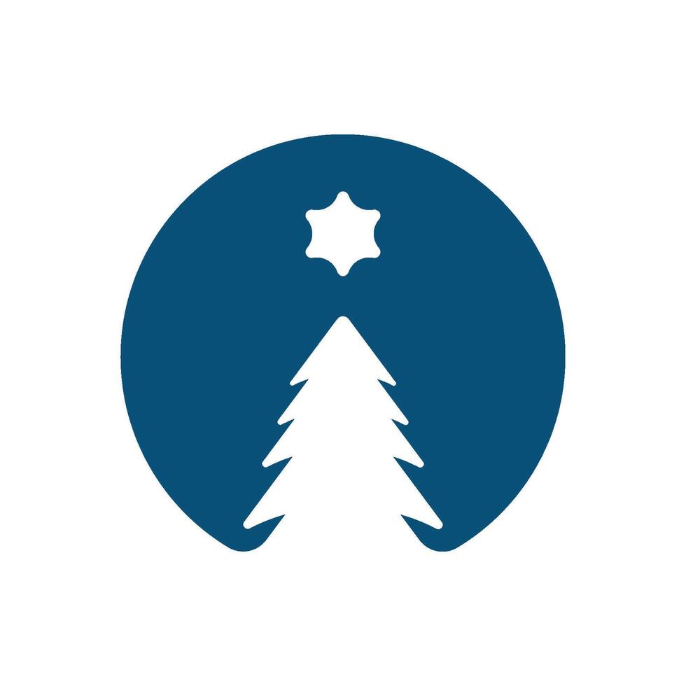 Pine Tree Logo Template Icon vector