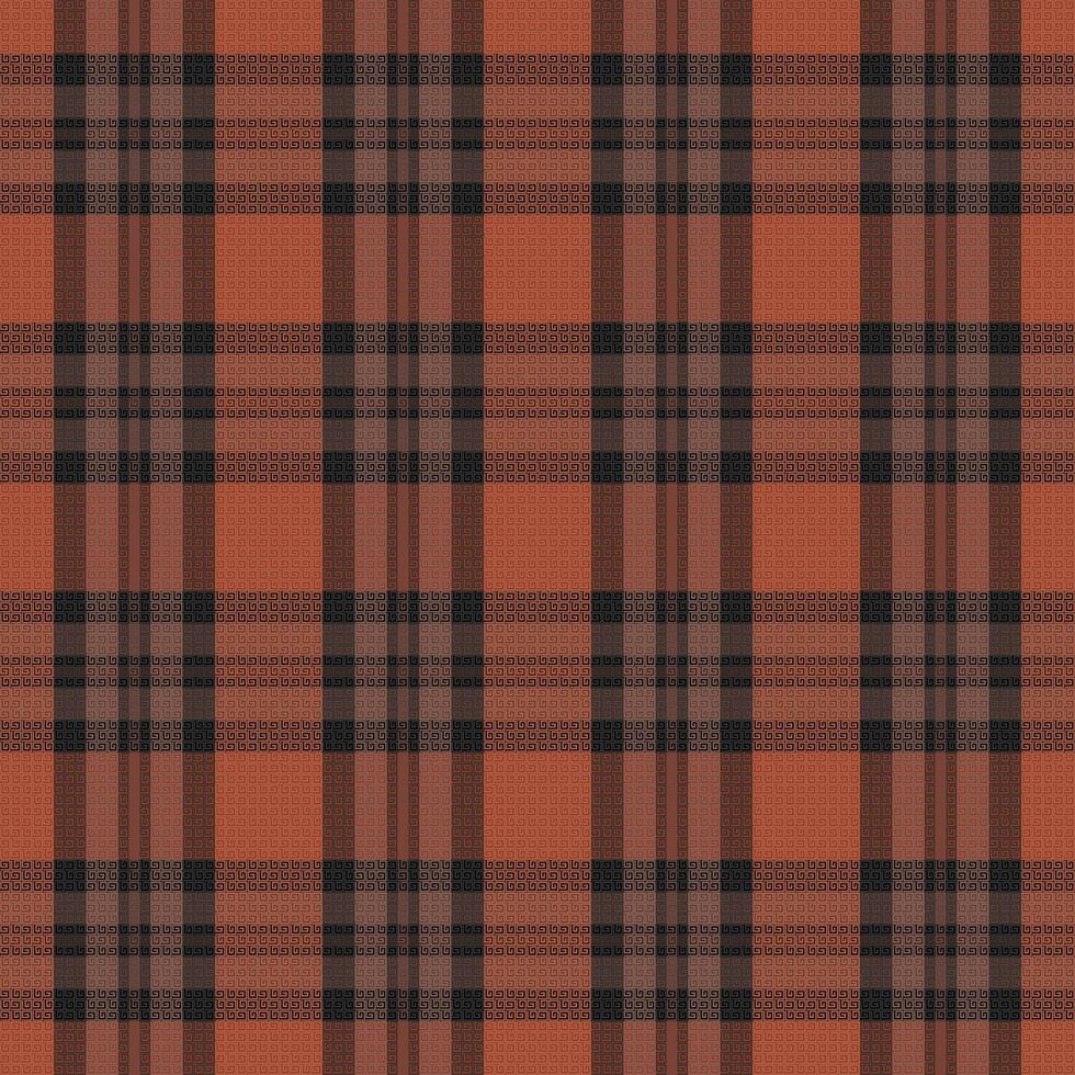 Tartan plaid with dark color pattern. vector