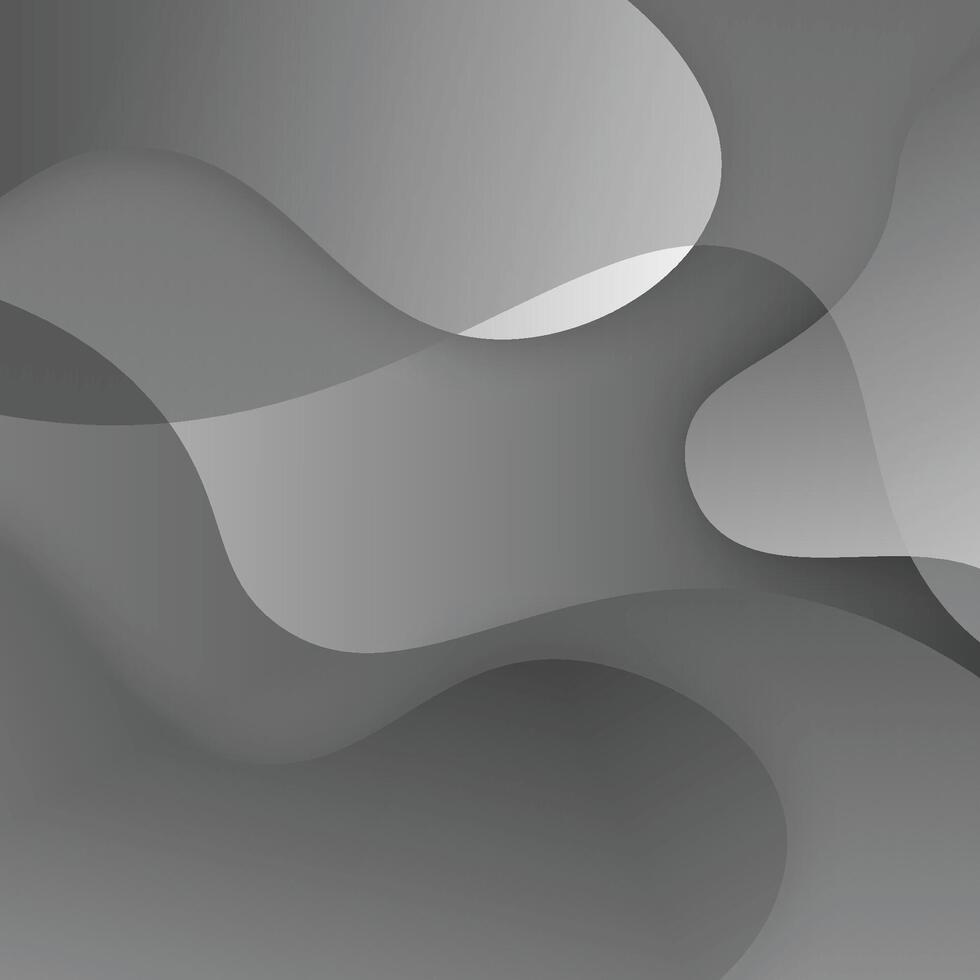 Gradient waves shape. vector