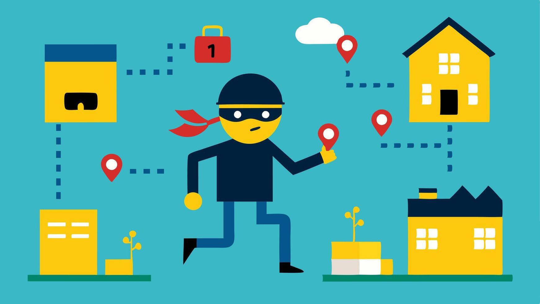 These illustrations can combine to create a fun and engaging narrative about a robbery getaway plan without depicting reallife events or specific locations.. vector