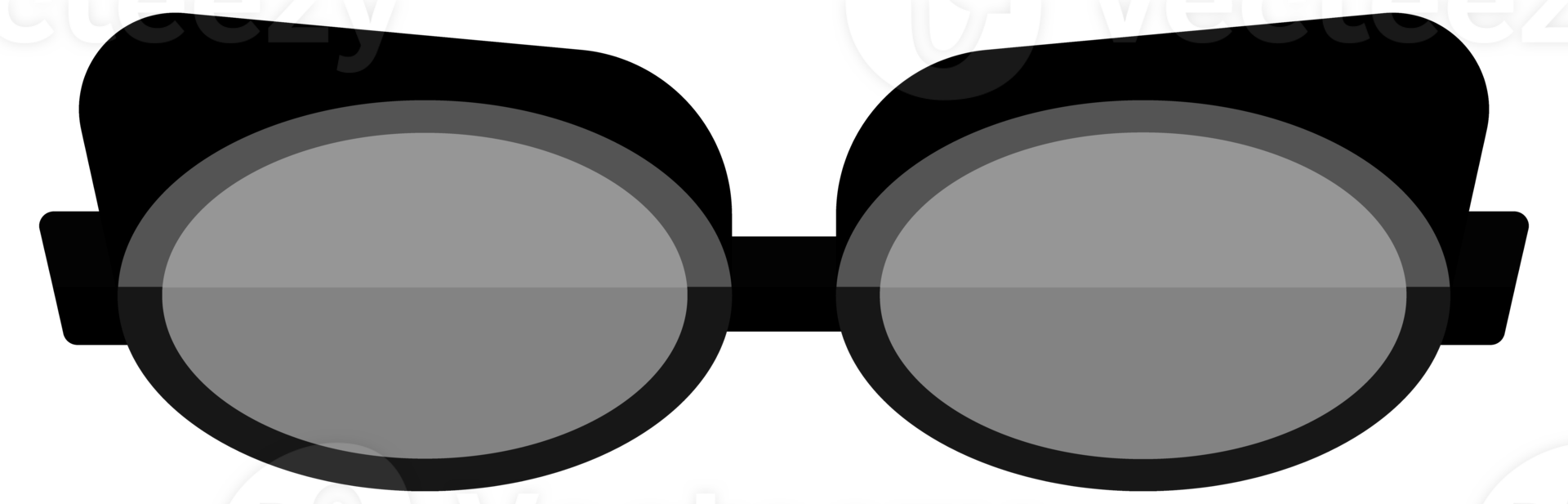 Fashion sunglasses accessory. Trendy plastic frame shades. Fashion Glasses png