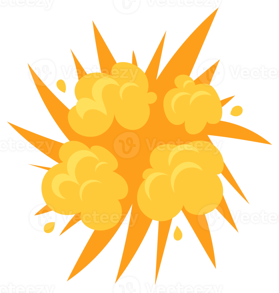 Boom Explode Effect Set. Explosions Collection. Bomb and dynamite explode effect png