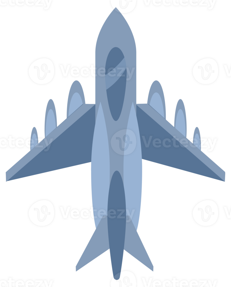 Airplanes and Military Aircraft Top. Planes top view. Airliner and fighter. png