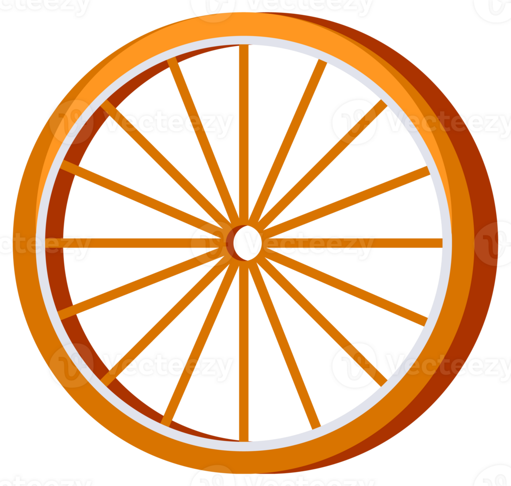 Set of wheels showing the evolution of this essential invention, from a simple stone to a modern rubber tire png