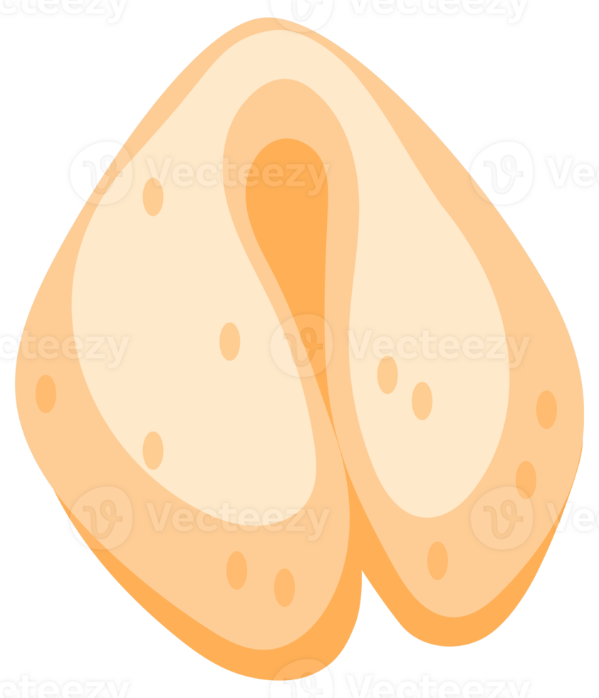 Arrange fortune cookies with blank papers for personalized messages on a white background. Add your own wisdom to these sweet treats. png