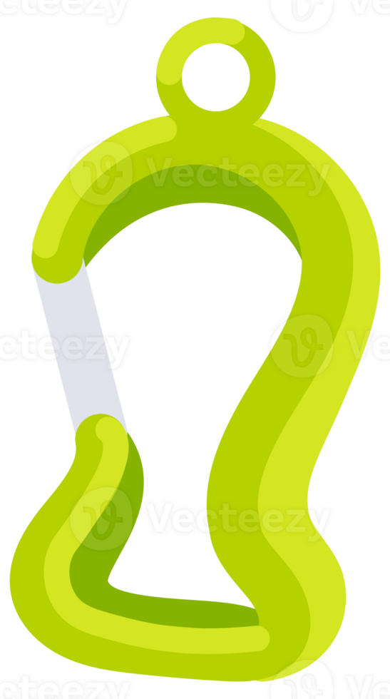 Set of nine colorful climbing carabiners is shown, each with a different locking mechanism png